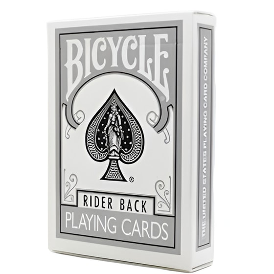 Bicycle Silver Back Deck By Uspc - Τράπουλα image 0