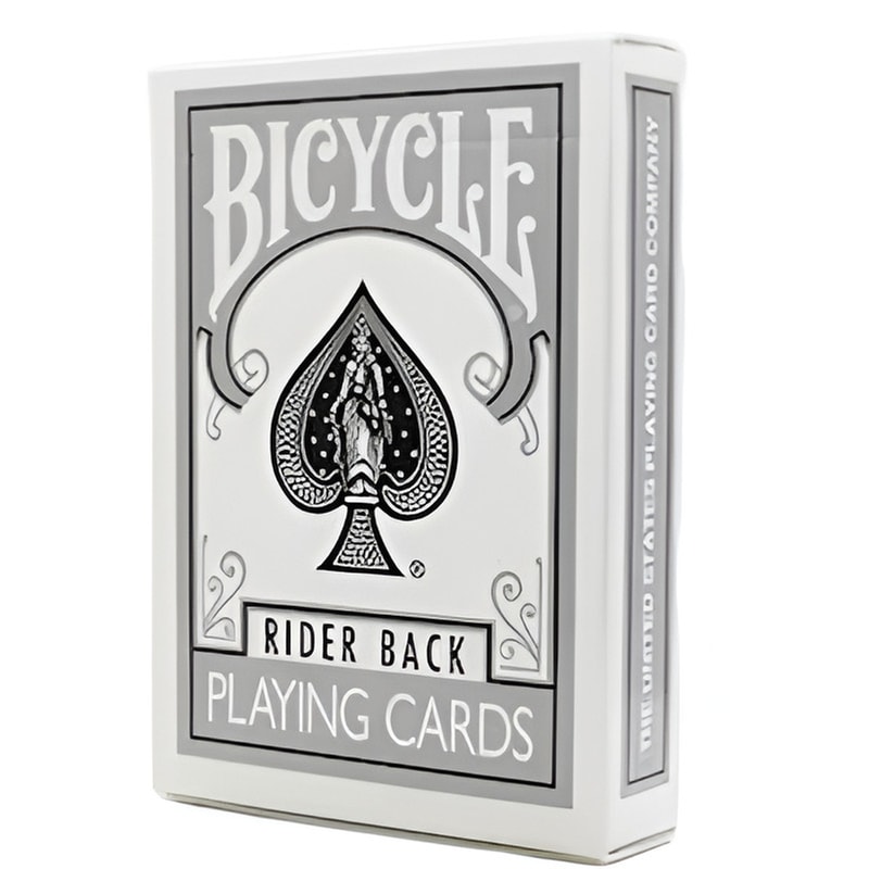 BICYCLE Bicycle Silver Back Deck By Uspc - Τράπουλα