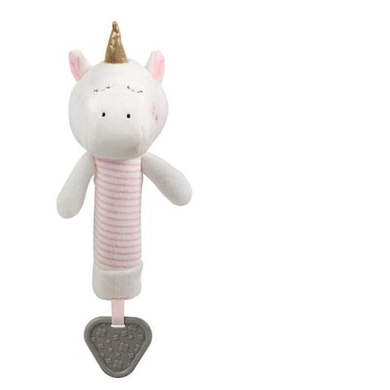 Kiokids Κουδουνίστρα Πίεσης Με Μασητικό Unicorn 25cm – 2360