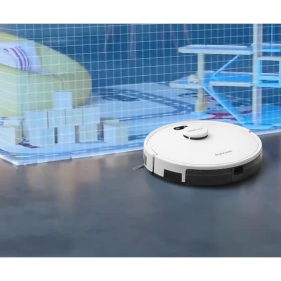 Σκούπα Ρομπότ ROHNSON MAMBA RM-02  για Σκούπισμα και Σφουγγάρισμα με Χαρτογράφηση Χώρου Λευκό image 5