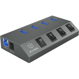 Icy Box IB-HUB1405 USB Hub 4-Port USB 3.0 συμβατό με USB-A