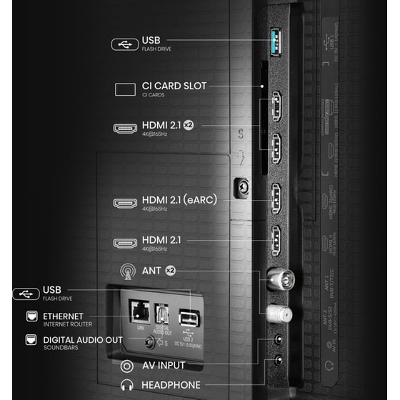 Hisense Mini-LED 55" 4K Smart Τηλεόραση 55U7Q PRO image 11