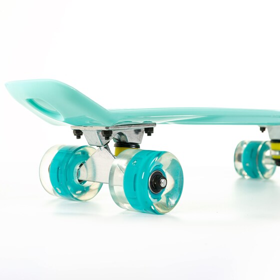 Skateboard Mini Cruiser 22.5'' Veraman With Led Wheels / Complete Set By Fish image 4