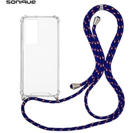 Θήκη Xiaomi Redmi Note 12 Pro 5G - Sonique Armor Clear Με Κορδόνι - Μαύρο