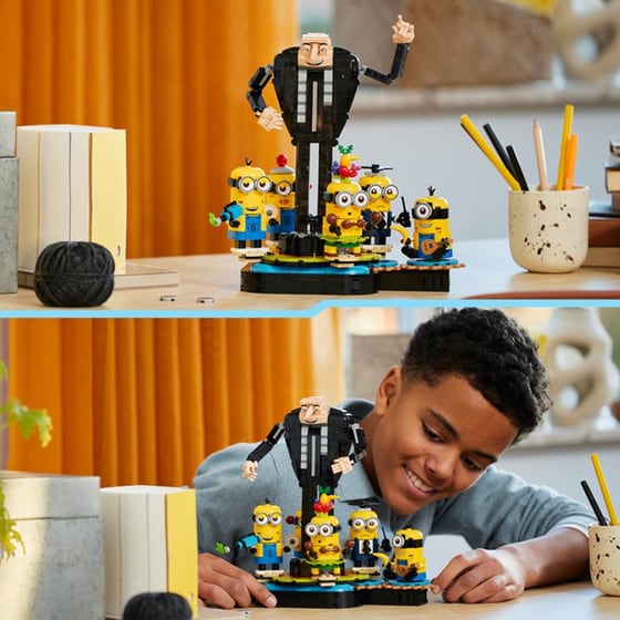 LEGO® Despicable Me Brick-Built Gru and Minions (75582) image 14