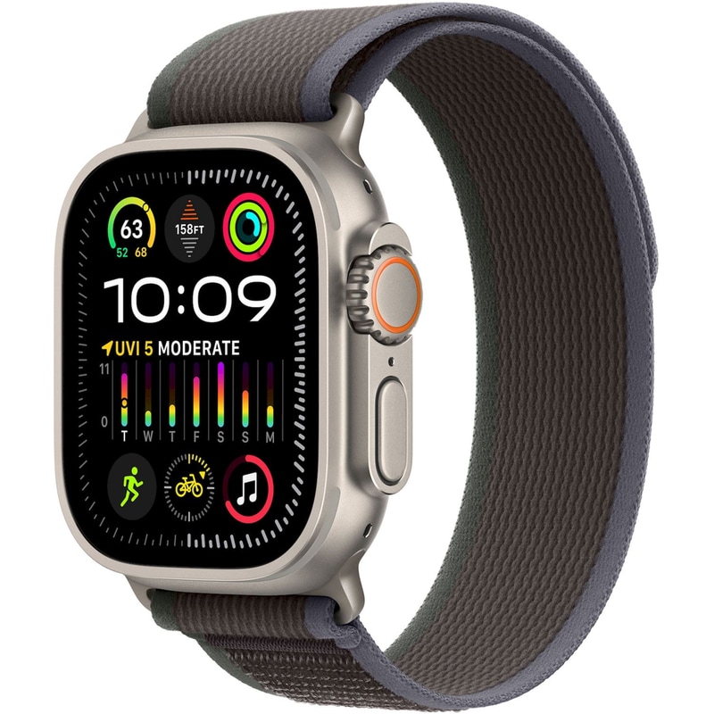 Apple Watch Ultra 2 Titanium 49mm GPS + Cellular - Blue/Black Trail Loop - S/M φωτογραφία