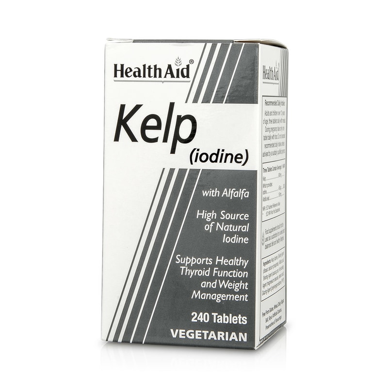 HEALTH AID Συμπλήρωμα Διατροφής Health Aid Kelp iodine - 240 Ταμπλέτες