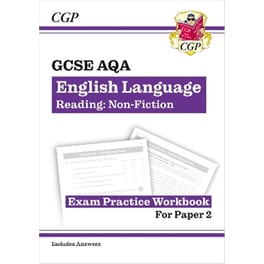 GCSE English Language AQA Reading Non-Fiction Exam Practice Workbook (Paper 2) - inc. Answers