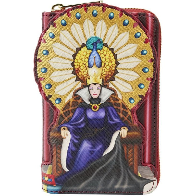 LOUNGEFLY Πορτοφόλι Loungefly - Disney - Snow White - Evil Queen Throne Zip Around Wallet (WDWA2533)