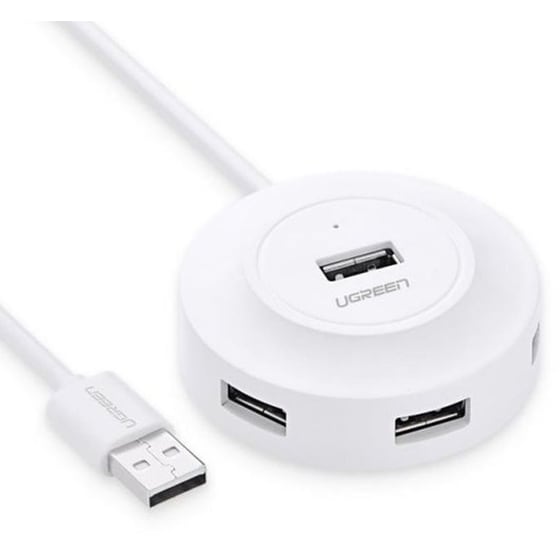 Ugreen CR106 20270 USB Hub 2.0 με 4 θύρες - Λευκό image 0