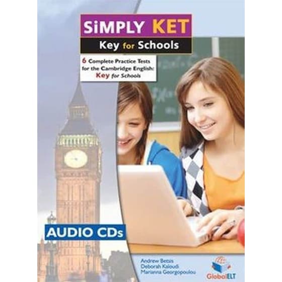 Simply Cambridge English KEY (KET) for Schools  - 6 Practice Tests - CDS image 0
