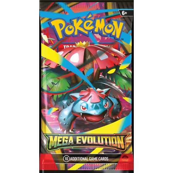 Pokémon TCG: Mega Evolution Booster 1 Φακελάκι - Τυχαία Επιλογή Σχεδίου image 3