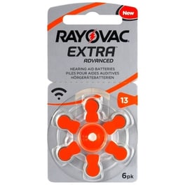 Rayovac Extra Advanced Μπαταρίες Ακουστικών Βαρηκοΐας 1,45v Pr48 13 Blister 6 Τεμαχίων