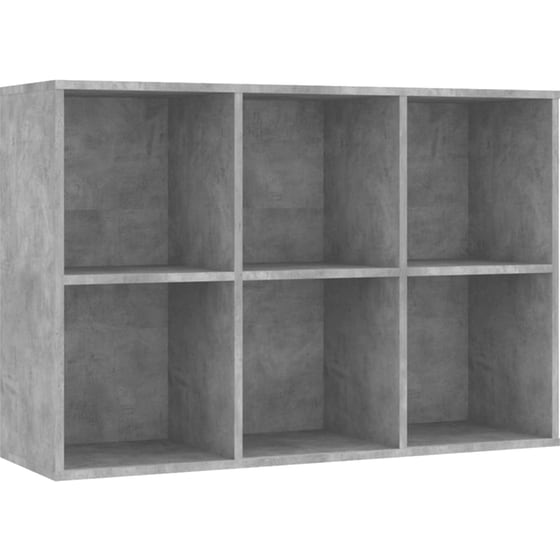 Βιβλιοθήκη VidaXL από Μοριοσανίδα 66x30x98 cm - Γκρι image 1