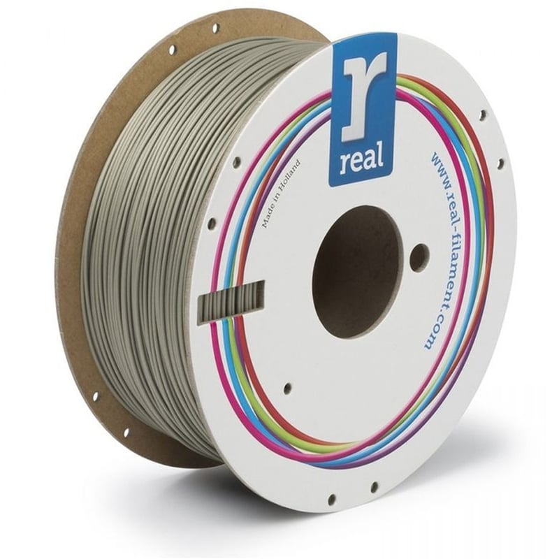 REAL FILAMENTS REAL FILAMENTS νήμα 3D εκτυπωτή PLA Matte - 1kg 1.75mm - Γκρι