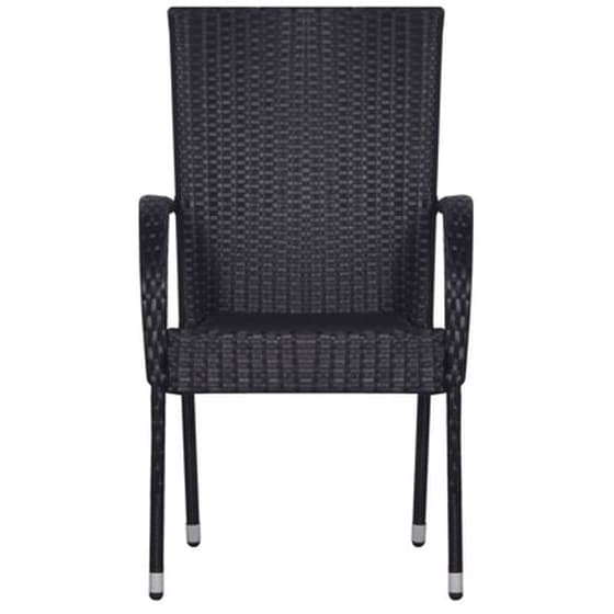 Vidaxl Σετ Τραπεζαρίας Κήπου 3 Τεμαχίων Μαύρο image 4