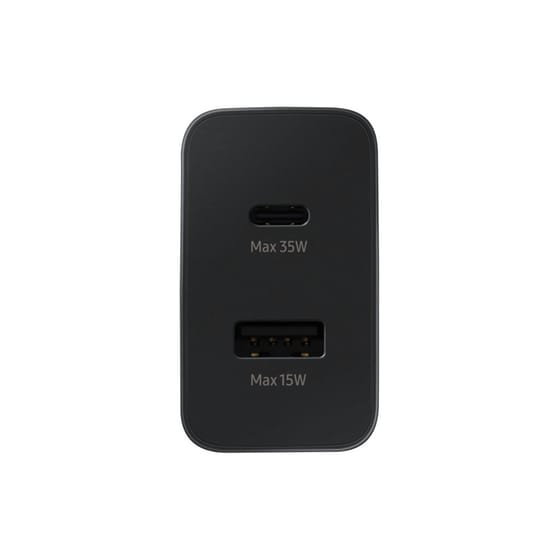 Φορτιστής Πρίζας Samsung 2port Usb-C,Usb 35W - Black image 2