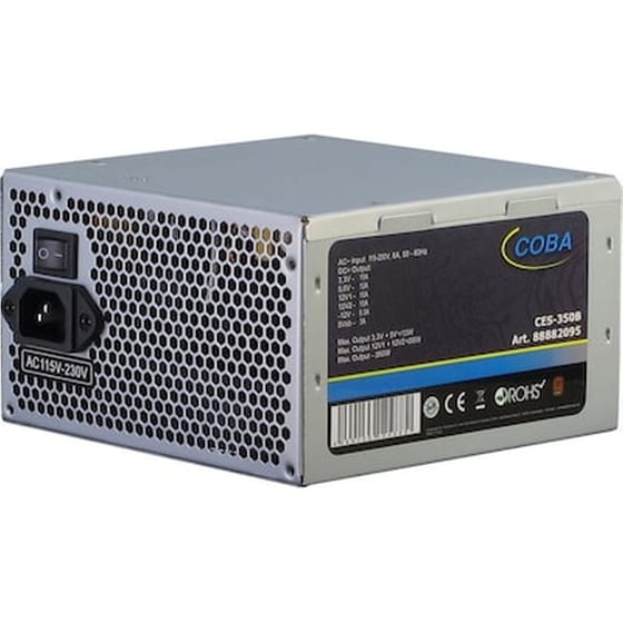 Τροφοδοτικό Υπολογιστή Inter-Tech Coba CES-350B 350W 80+ - Μαύρο image 0