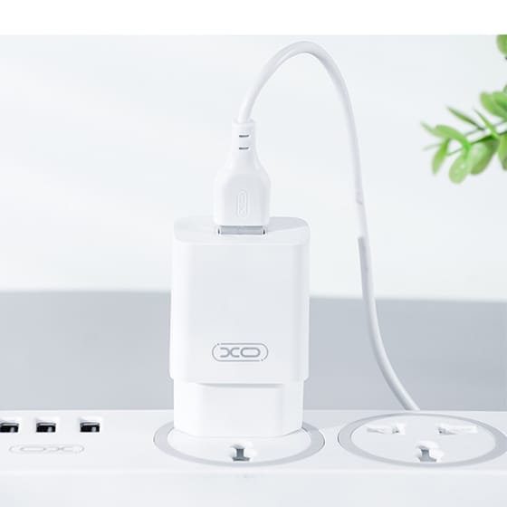 XO Φορτιστής L99 USB-A Λευκό image 3