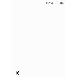 Kayode Ojo: EDEN