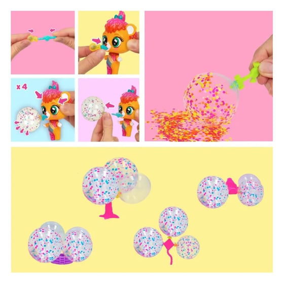 Bubiloons Φιγούρες Confetti W1-6 Σχέδια image 5
