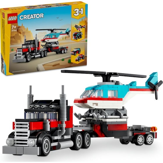 LEGO® Creator 3in1 Flatbed Truck with Helicopter (31146) image 6