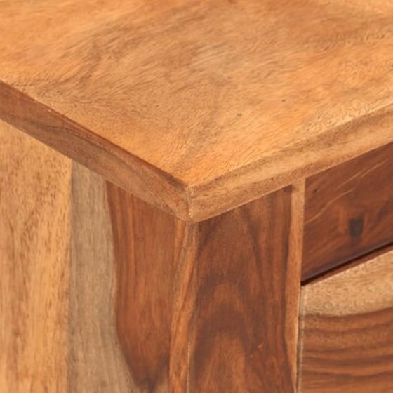 Vidaxl Κομοδίνο 40 X 30 X 50 Εκ. Από Μασίφ Ξύλο Sheesham image 2