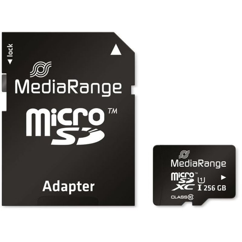 Mediarange MR946 MicroSDXC 256 GB Class 10 με αντάπτορα