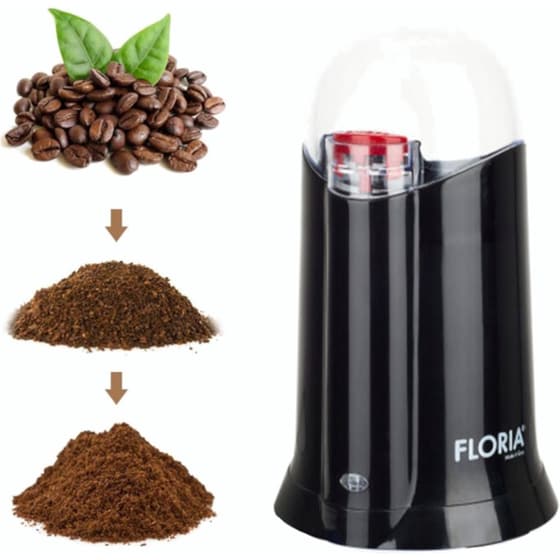 Μύλος Ηλεκτρικός Zilan Άλεσης Καφέ από Ανοξείδωτο Ατσάλι 200W - Μαύρο image 2