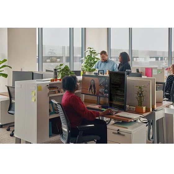 HP Poly Blackwire 3325 Stereo Ενσύρματα Ακουστικά Κεφαλής - Black image 1