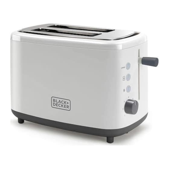 Φρυγανιέρα BLACK & DECKER BXTO820E 820W 2 Θέσεων Λευκό image 0
