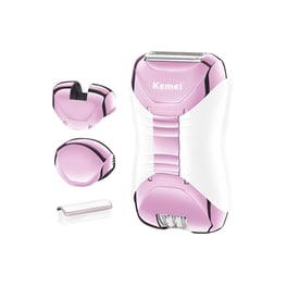 Σετ Αποτρίχωσης Epilator ΚΕΜΕΙ KM-372 Ροζ