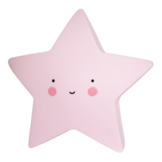 A Little Lovely  Φωτάκι Νυκτός Mini Star Light Pink image 0