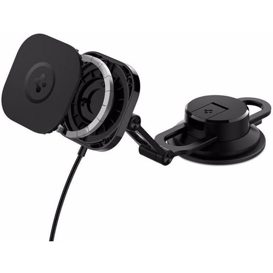 Βάση Στήριξης Αυτοκινήτου Spigen ITS35W-3 Με Μαγνήτη Και Ασύρματη Φόρτιση - Μαύρο image 3