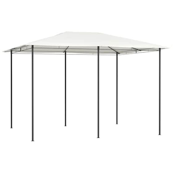 Κιόσκι Vidaxl Ατσάλι 3x4x2.6m - Κρεμ image 1