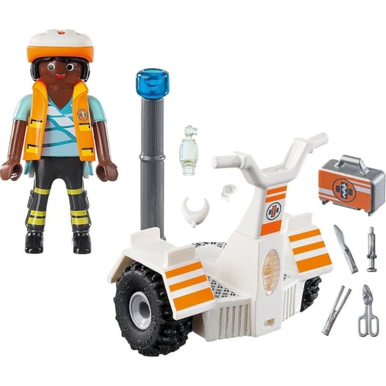 PLAYMOBIL® City Life Διασώστρια με Self-Balance Scooter (70052) image 1