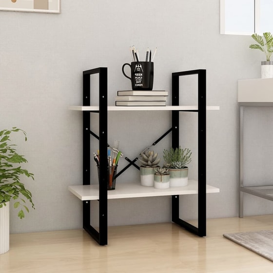 Βιβλιοθήκη VidaXL από Μέταλλο 60x30x70 cm - Λευκό image 1