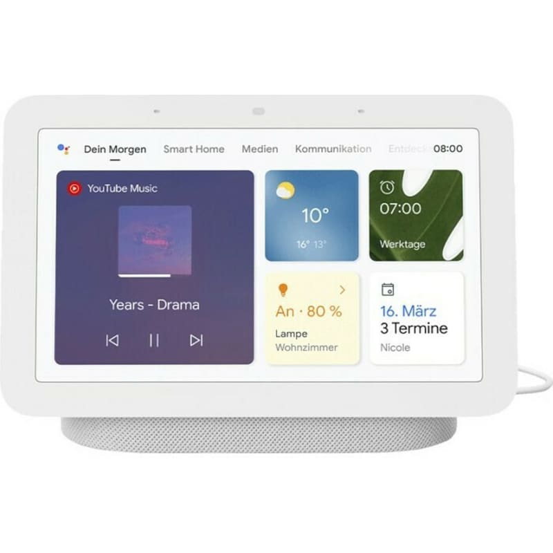 GOOGLE Google Nest Hub (2nd gen) - Chalk