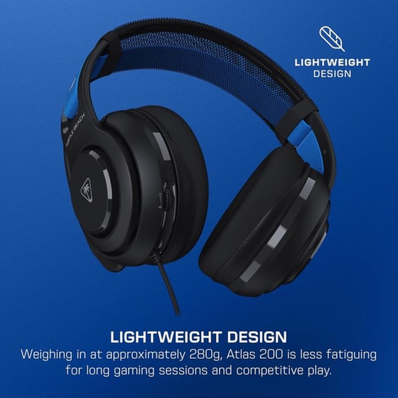 Turtle Beach Atlas 200 Gaming Ενσύρματα Ακουστικά Jack 3.5mm - Μαύρο image 4