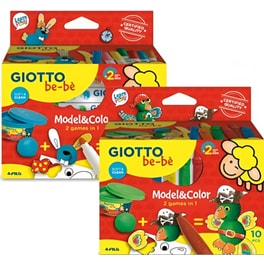 Σχολική Πλαστελίνη Giotto Bebe Σετ Model &Color