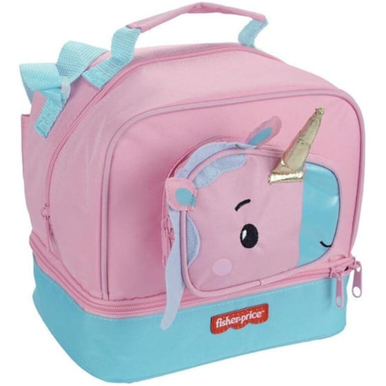 Τσαντάκι Φαγητού Gim Οβάλ Fisher Price Unicorn image 0