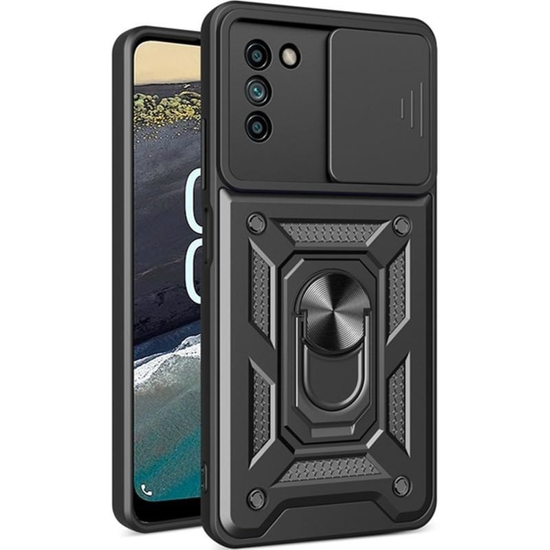 TECHSUIT Θήκη Nokia Nokia G22 - Techsuit Camshield με Κάλυμμα για την Κάμερα μεταλλικό Ring Holder - Μαύρο