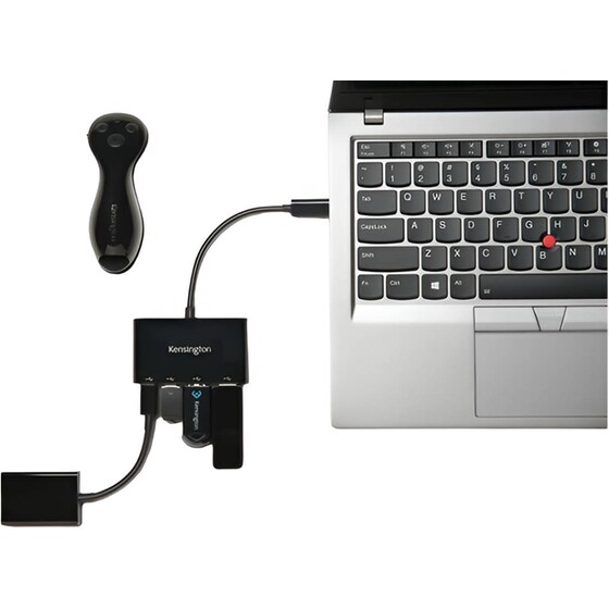 Kensington CH1000 USB Hub 4-Port USB 3.1 συμβατό με USB-C image 1