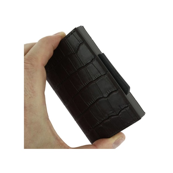 Πορτοφόλι Cascade Ogon - Μαύρο Croco image 2