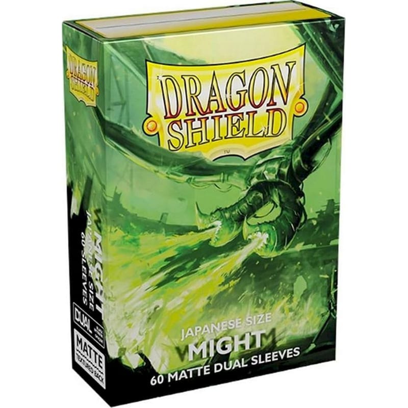 Might Dragon Shield Japanese Size Matte Dual Sleeves (60 Sleeves)