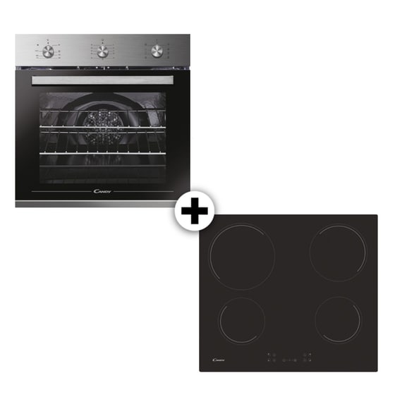 CANDY PCT23XCH64CCB 70 Lt Inox Eντοιχιζόμενο Σετ Φούρνος και Εστία image 0