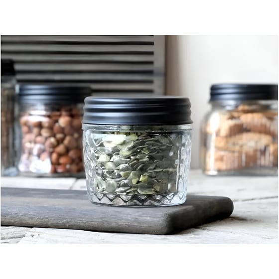 Βάζο Αποθήκευσης Τροφίμων Chic Antique 9x8 cm - Διάφανο image 1