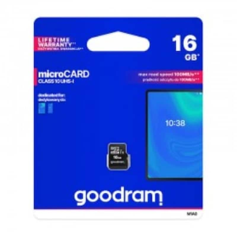 GOODRAM GoodRAM M1AA microSDHC 16GB Class 10 U1 με αντάπτορα