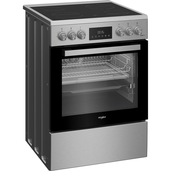 WHIRLPOOL W6V8LCSATX1 72 Lt Inox Ηλεκτρική Κουζίνα Κεραμική image 2