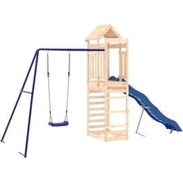 VidaXL Παιδική Χαρά Εξωτερικού Χώρου από Μασίφ Ξύλο Πεύκου